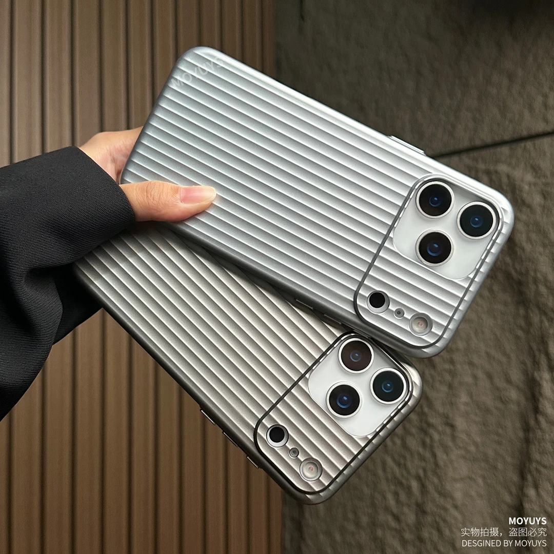 适用iPhone苹果17手机壳17promax瓦楞纹16promax半透明15/14薄air