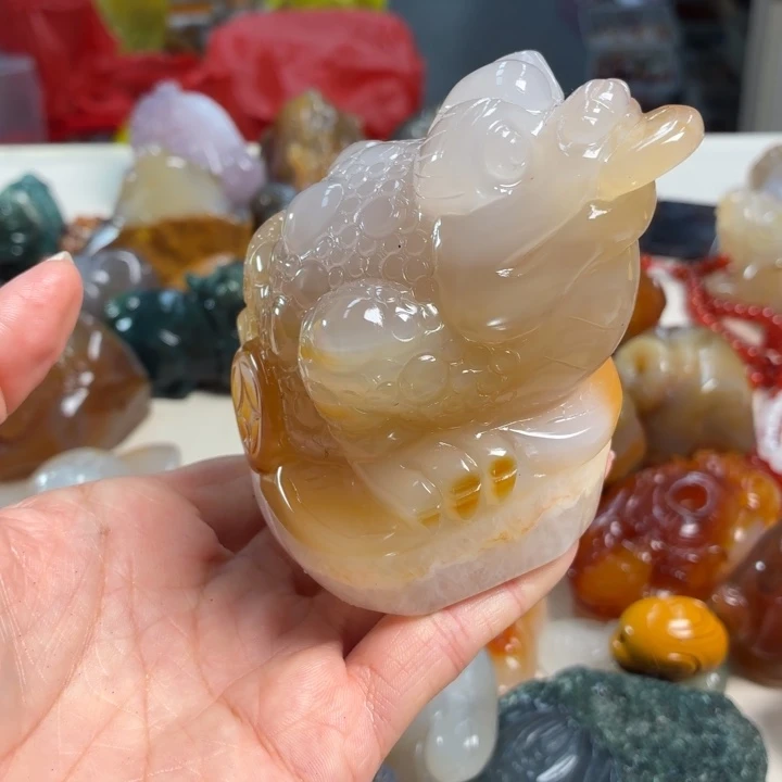 玛瑙/玉髓未镶嵌吊坠(不含链)