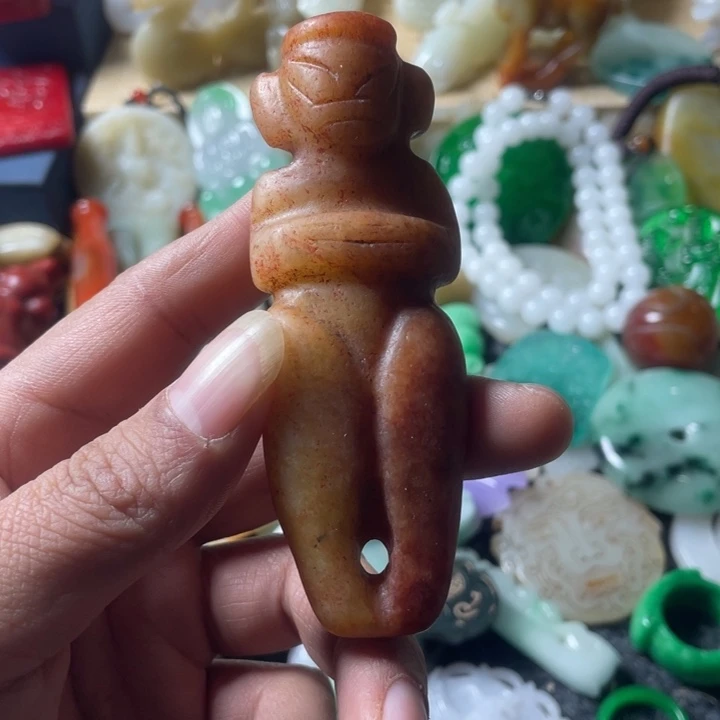 和田玉未镶嵌吊坠(不含链)