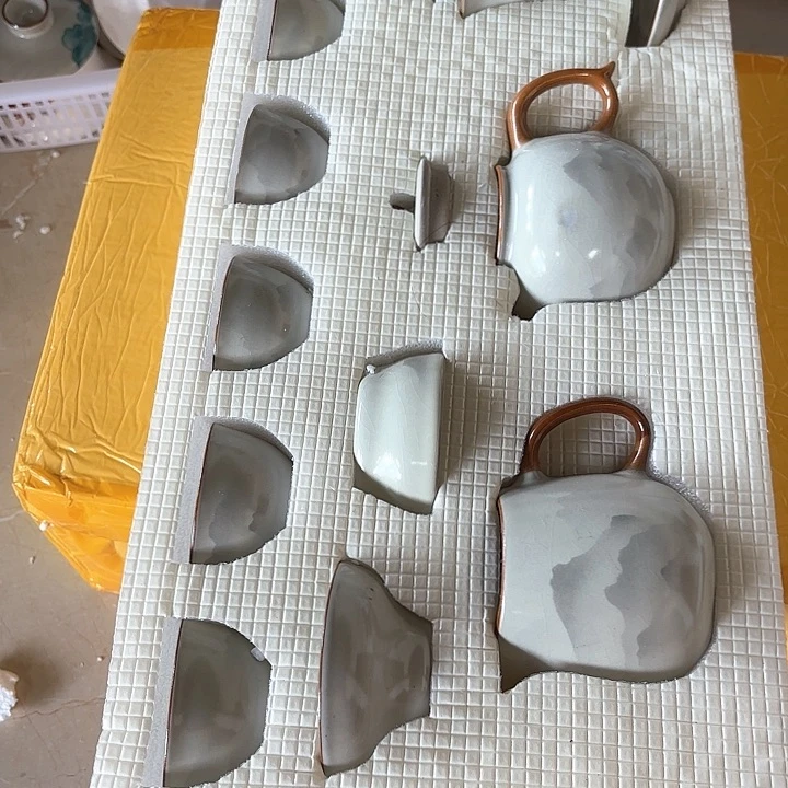 孤品茶具套装等。