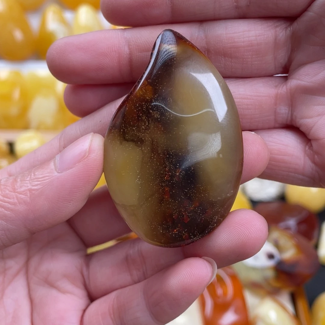 蜜蜡项链未镶嵌15.6克