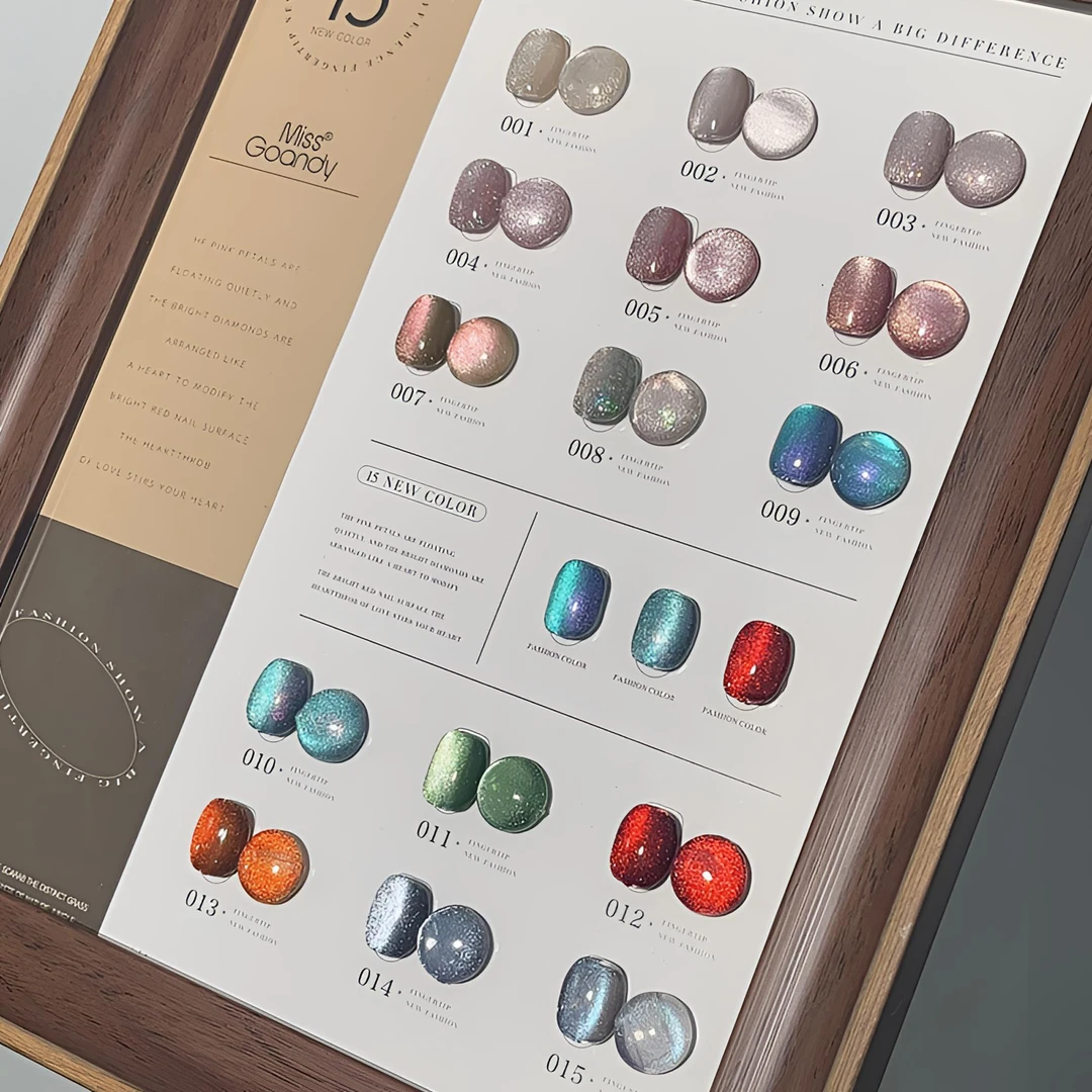 茉瑶爆款猫眼指甲油胶2025爆款推荐特价爆闪欧泊粉猫眼美甲油胶