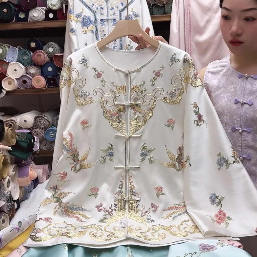 苏绣太太服14胸围112衣长65