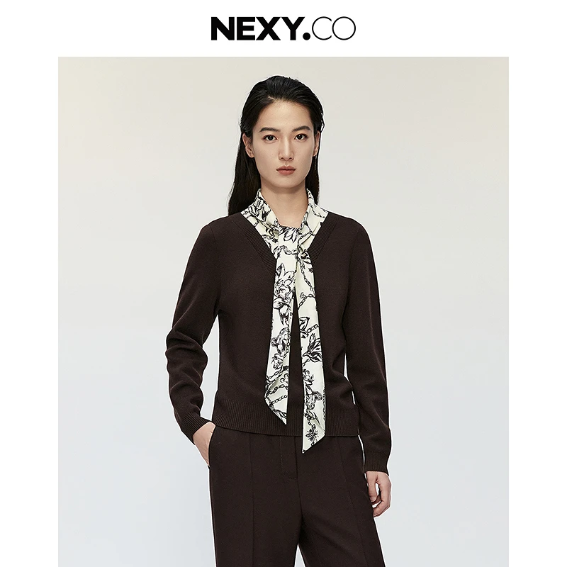 NEXY.CO/奈蔻气质时尚羊毛衫XZ02838B7