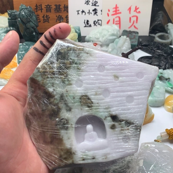 翡翠未镶嵌颈饰保真天然a货翡翠