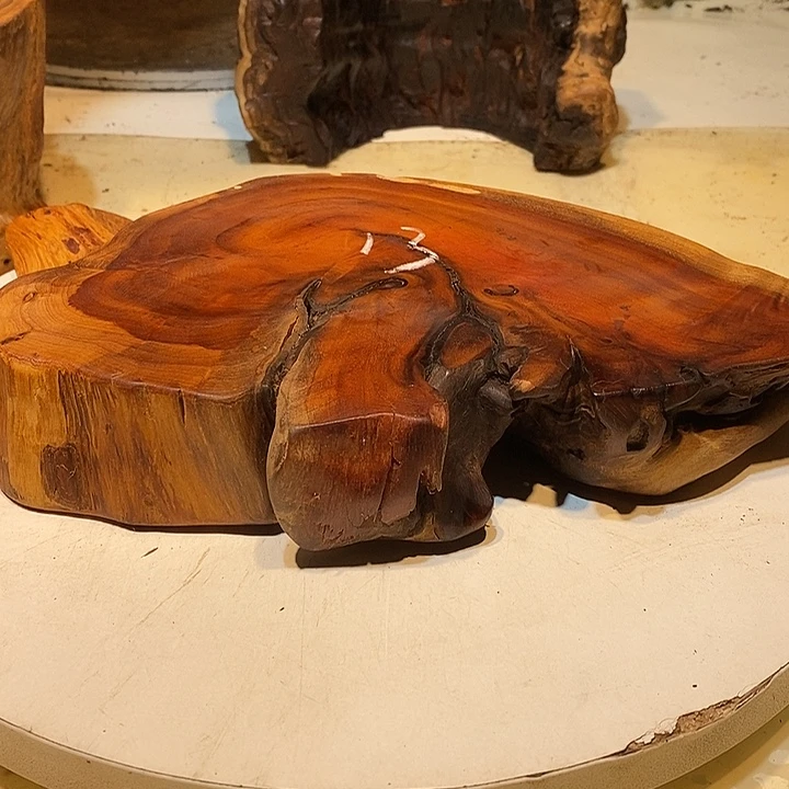 木天然老枣木墩子底座