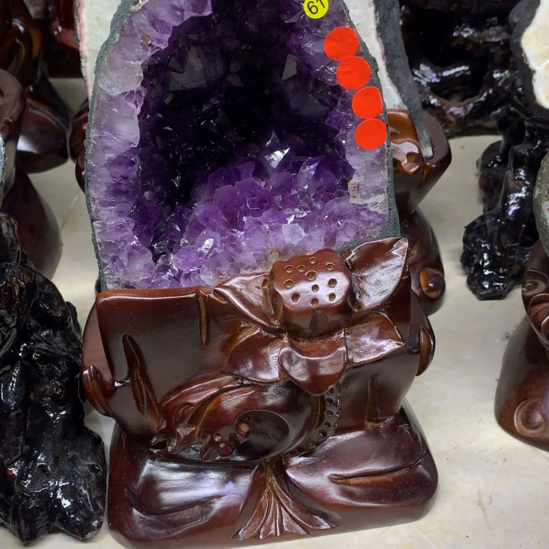 未镶嵌大型摆件（非配饰）紫晶小葛