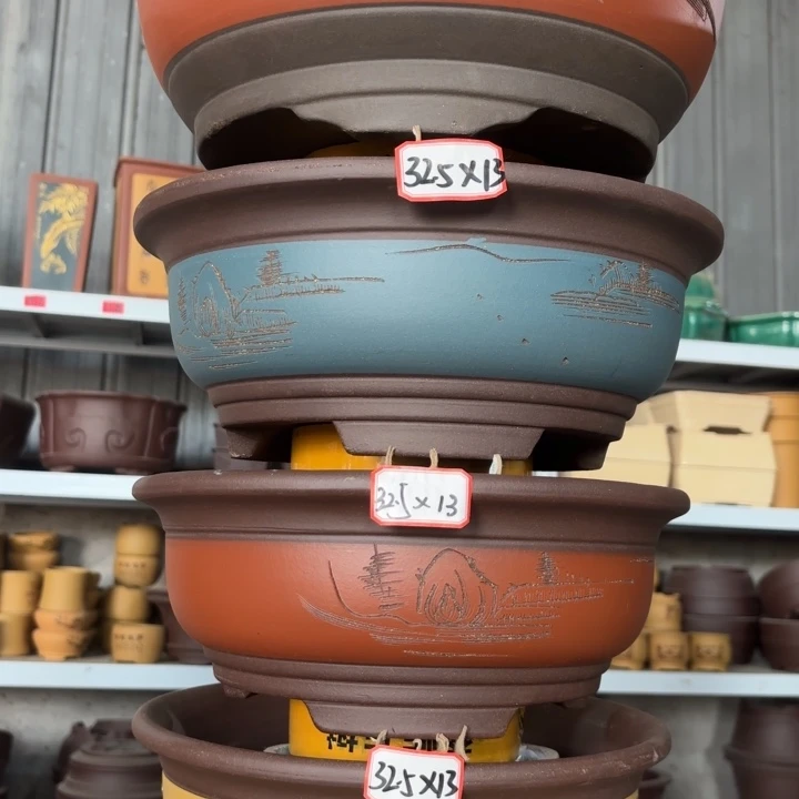 紫砂花盆                100-4