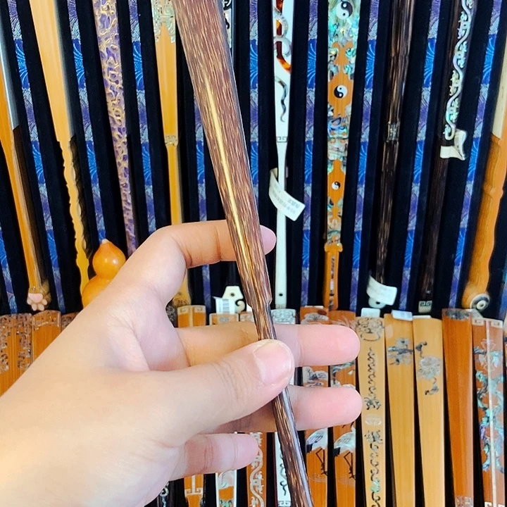 扇子红棕文玩折扇