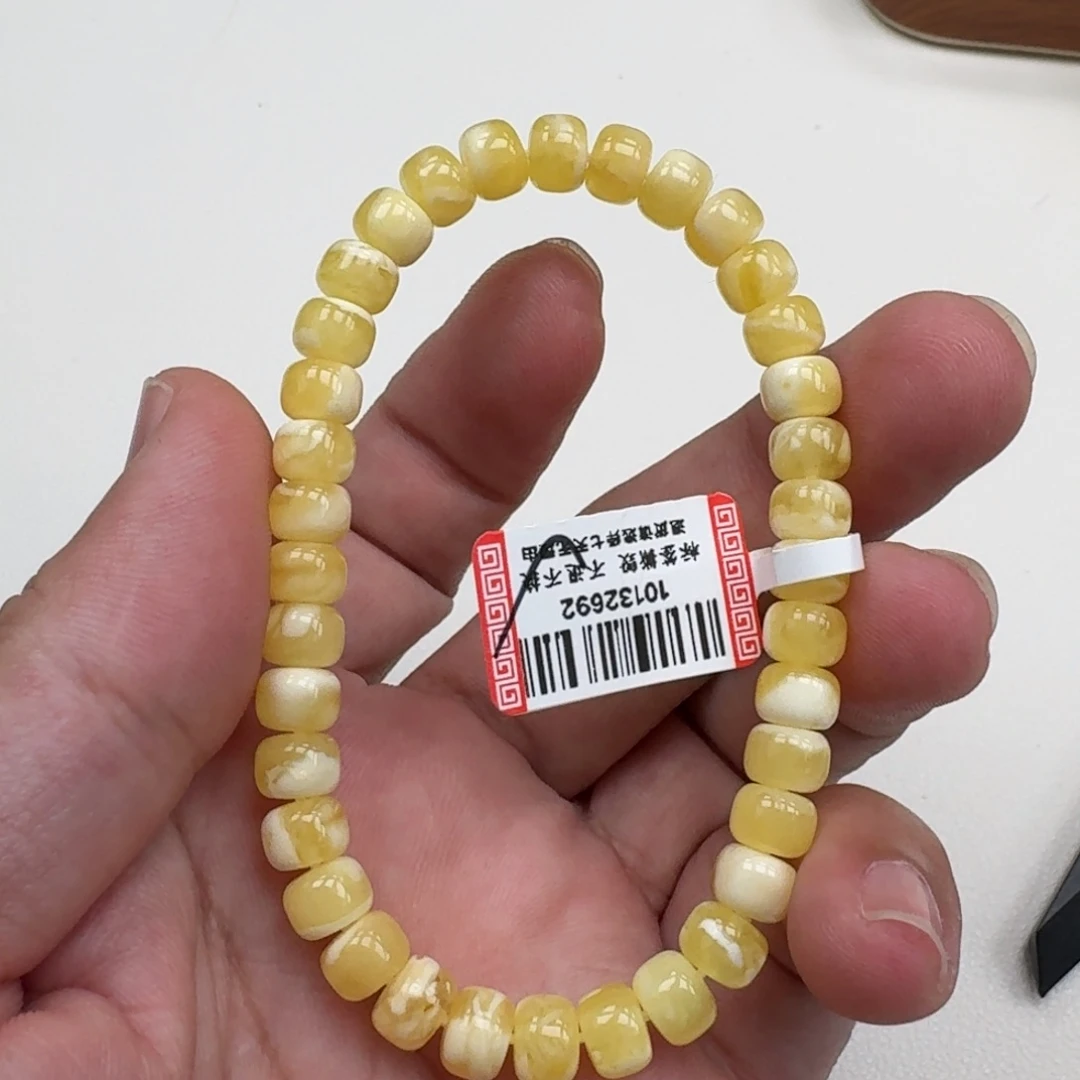 琥珀未镶嵌手链蜜蜡手串