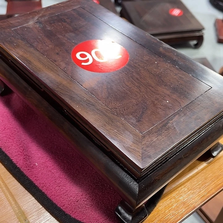 香榧木红木底座工艺品21