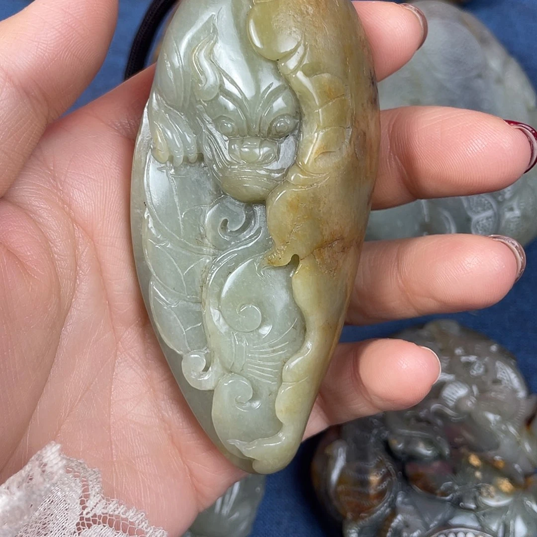 未镶嵌和田玉手链效*