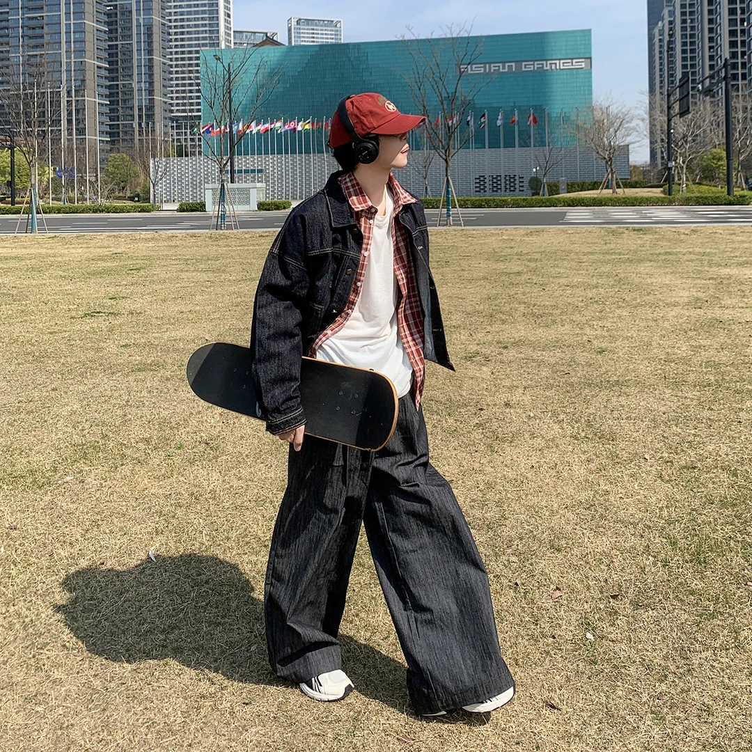 白口阳【蒙特雷广场】2025年经典款原浆外套男韩版宽松百搭男58180