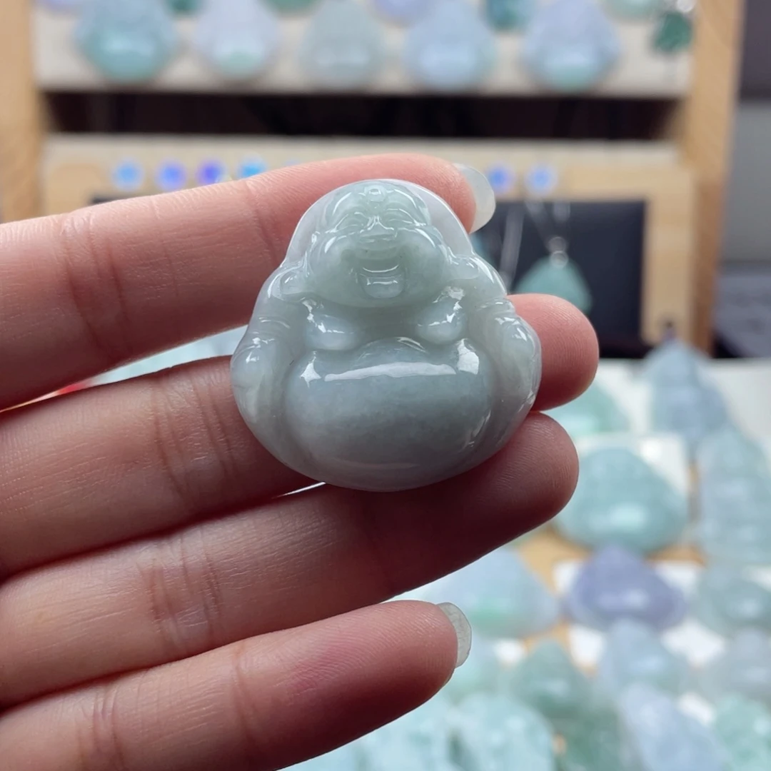 颈饰未镶嵌翡翠33尺寸佛公厚装
