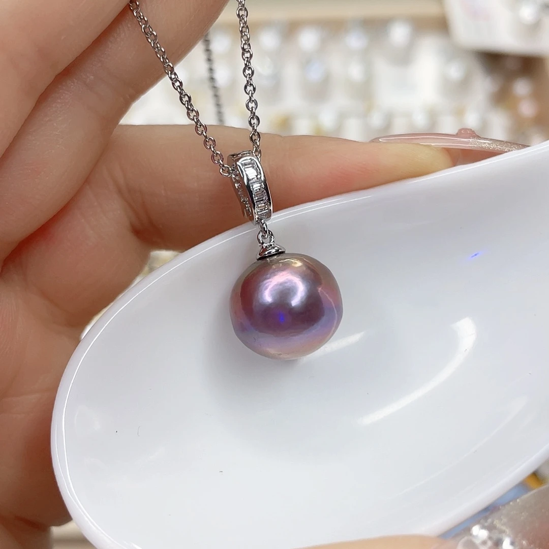 淡水珍珠未镶嵌吊坠(赠链)