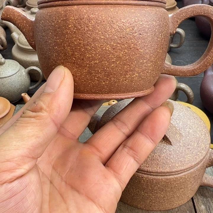 茶壶紫砂黄降坡泥料