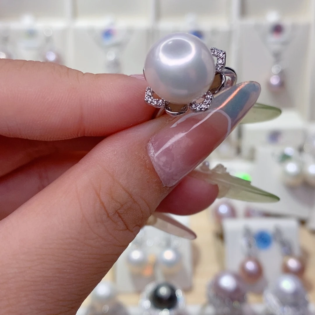 戒指未镶嵌淡水珍珠