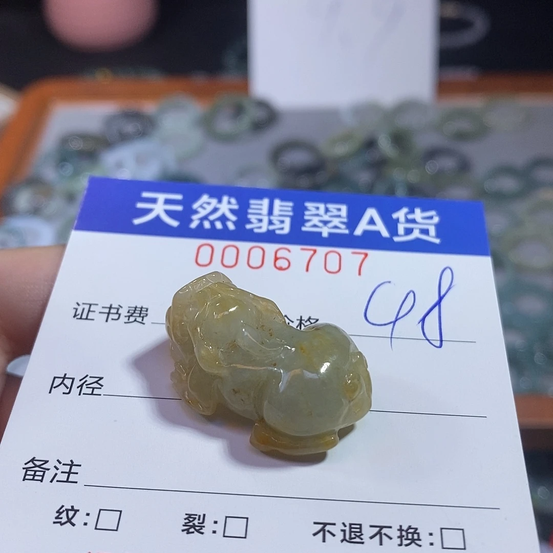 颈饰未镶嵌翡翠翡翠