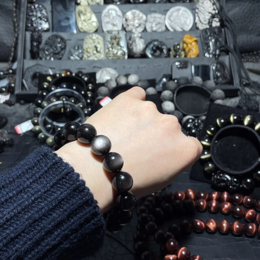 黑曜岩珠宝奇石未镶嵌P****n