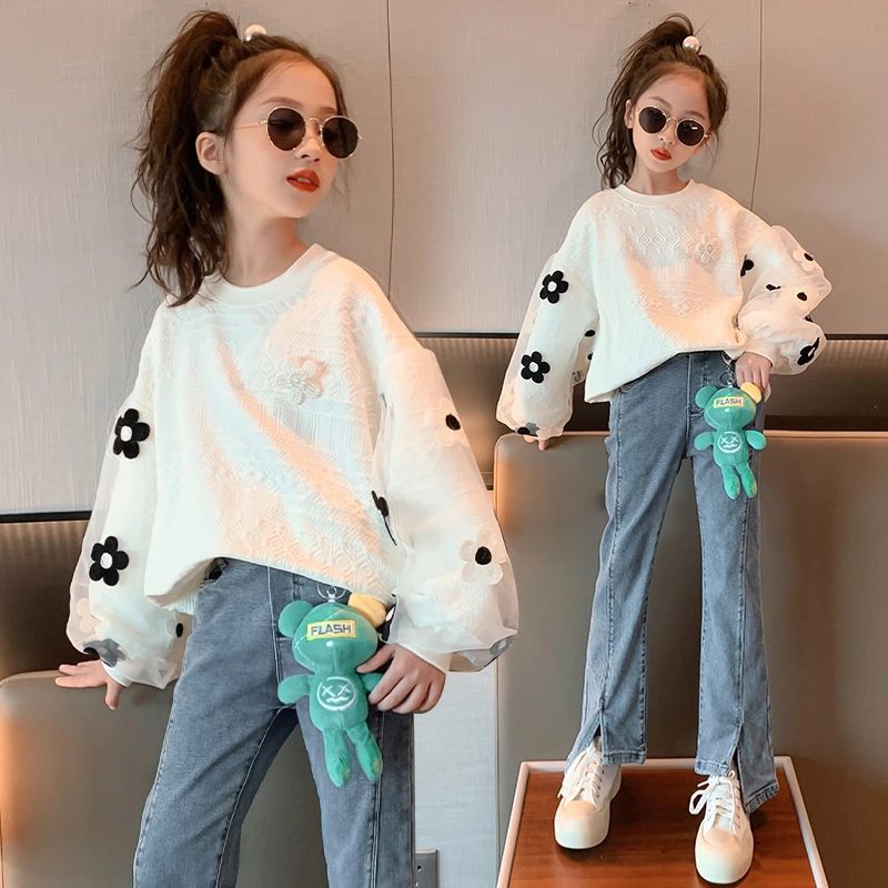 女童套头卫衣春秋2025新款洋气中大童秋季上衣打底儿童长袖休闲风