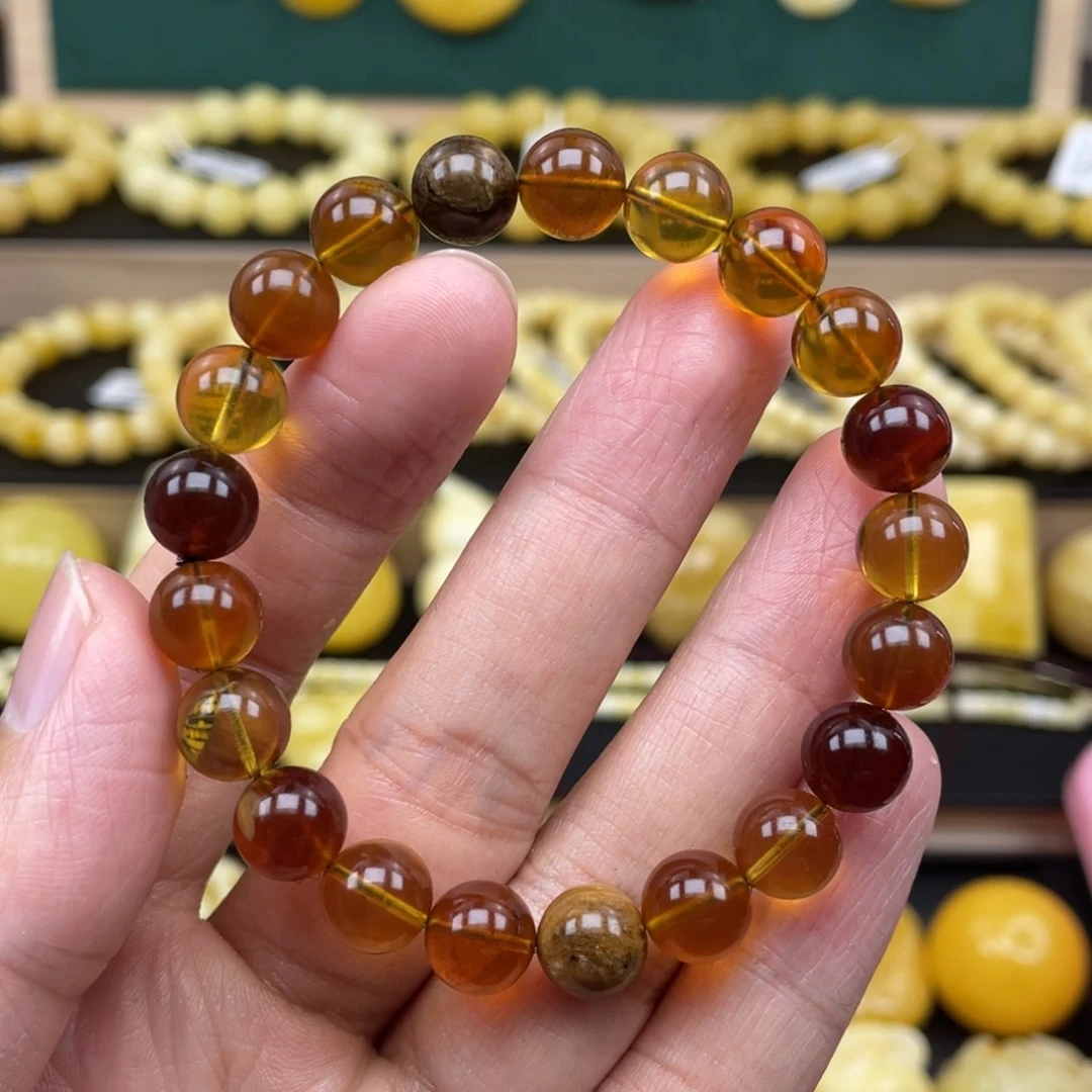 琥珀裸石未镶嵌琥珀蜜蜡