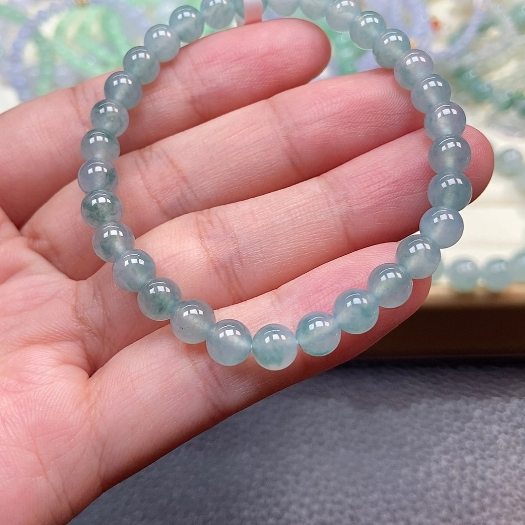 翡翠未镶嵌手链卡6