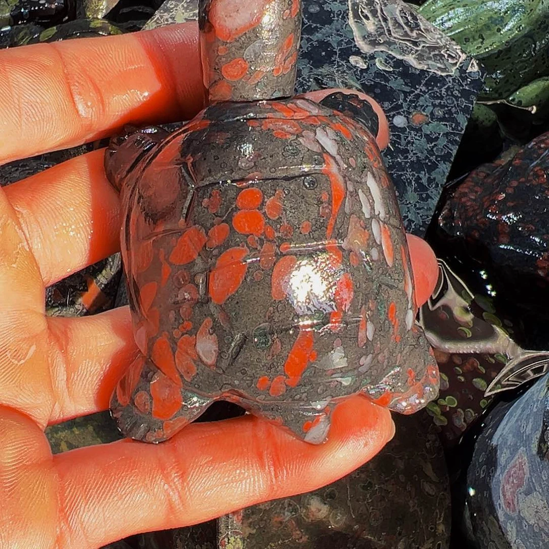 梅花玉鱼缸石茶周边微瑕不退不换