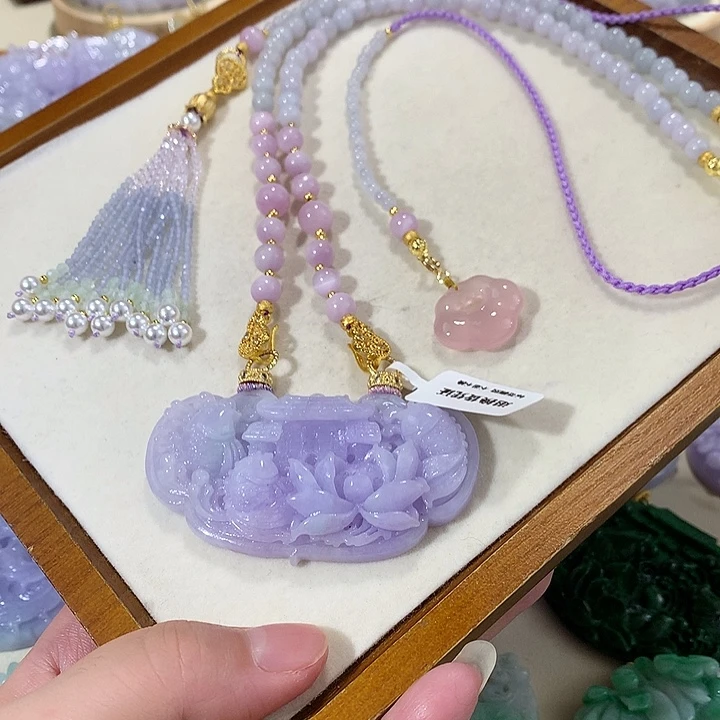 颈饰未镶嵌翡翠翡翠吊坠