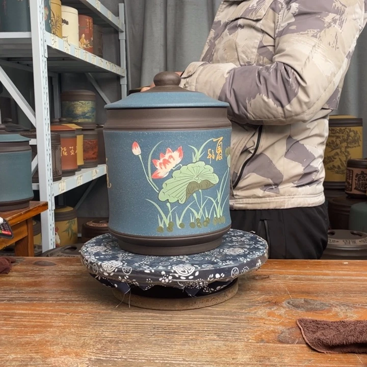 紫砂茶叶罐濤**舊茶叶罐