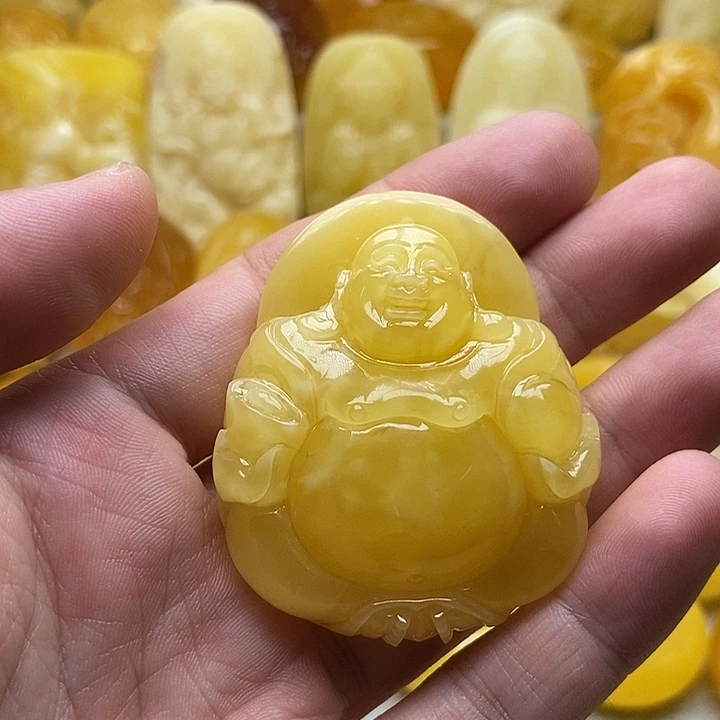 琥珀颈饰未镶嵌琥珀蜜蜡吊坠