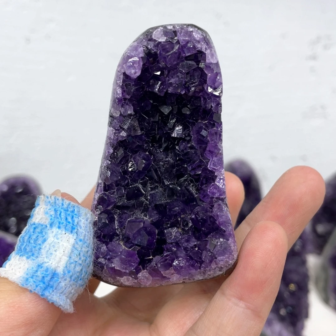 紫晶未镶嵌珠宝半成品捡漏