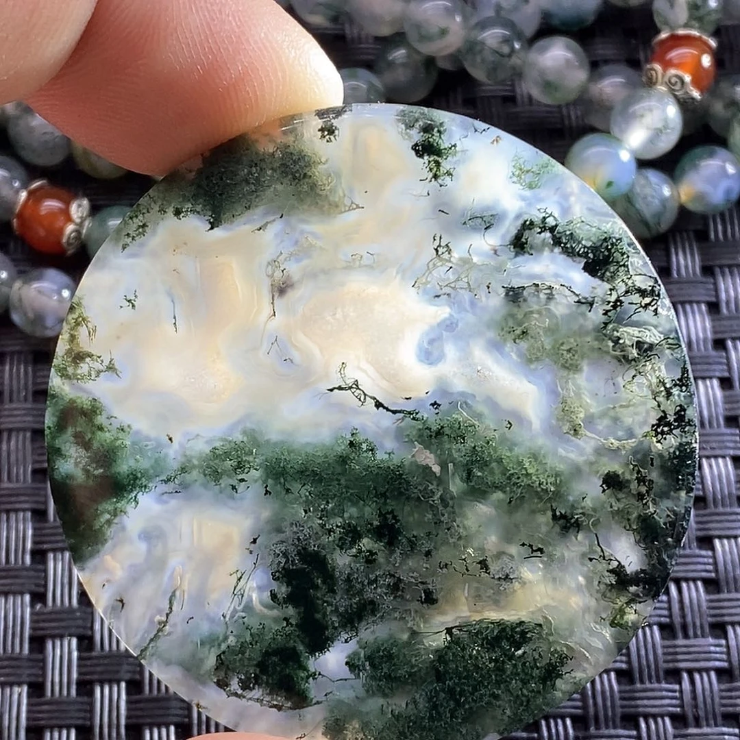 未镶嵌颈饰玛瑙/玉髓滚**泡