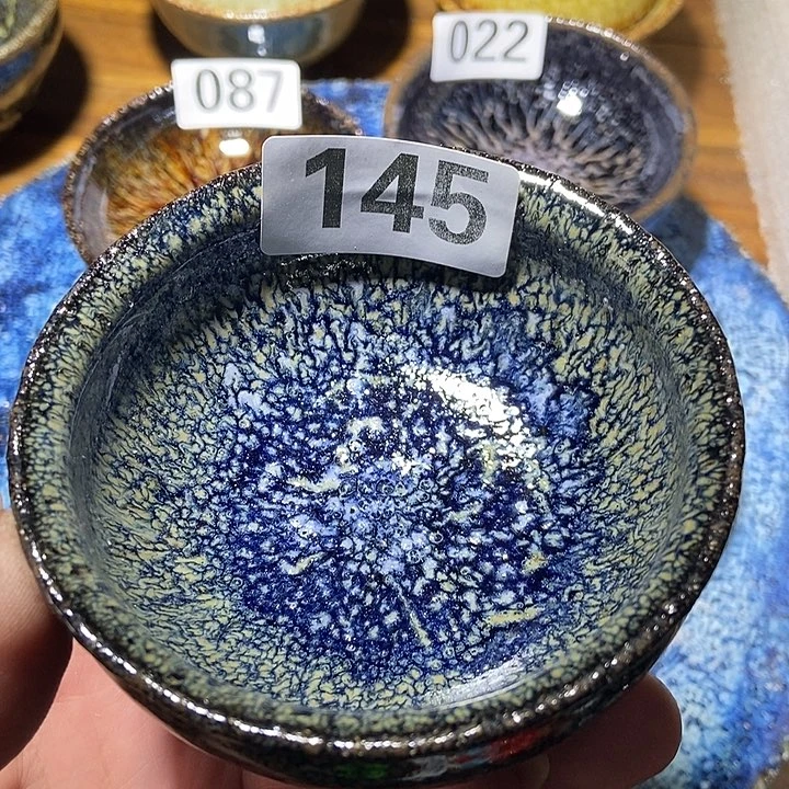 茶盏龙窑柴烧柴烧落灰