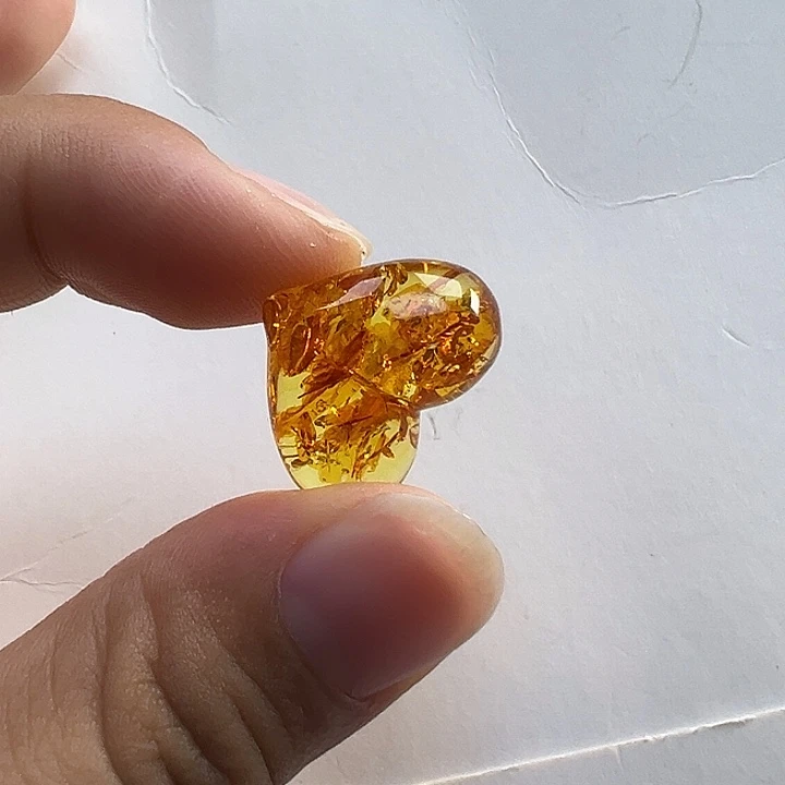 琥珀（花珀）未镶嵌颈饰