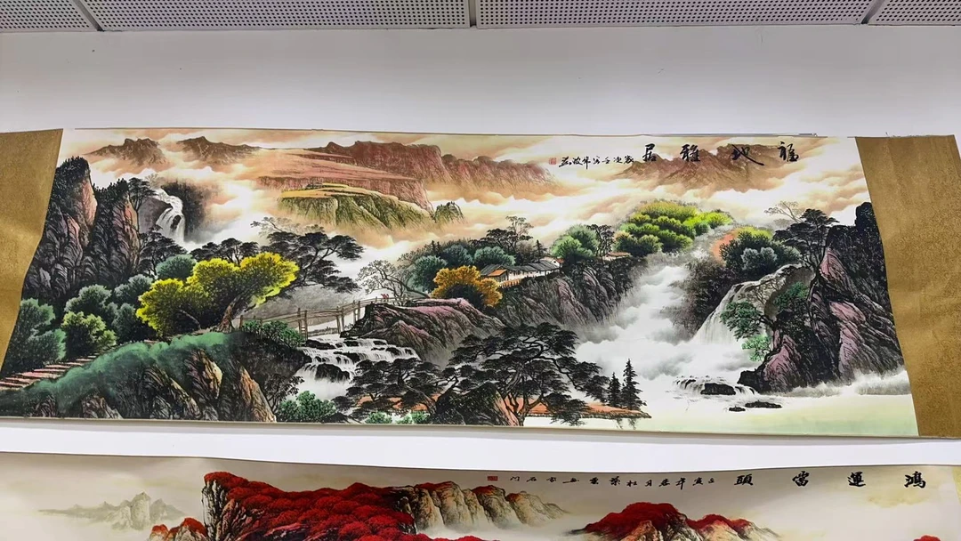 3米卷  -《福地雅居》【精品复仿】高清艺术微喷复刻画