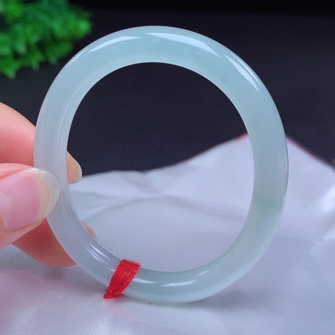 翡翠未镶嵌手镯52贵妃686003