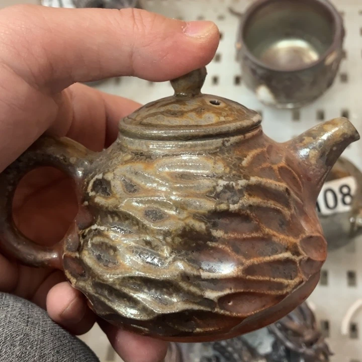 柴烧杯子宝瓶大放漏