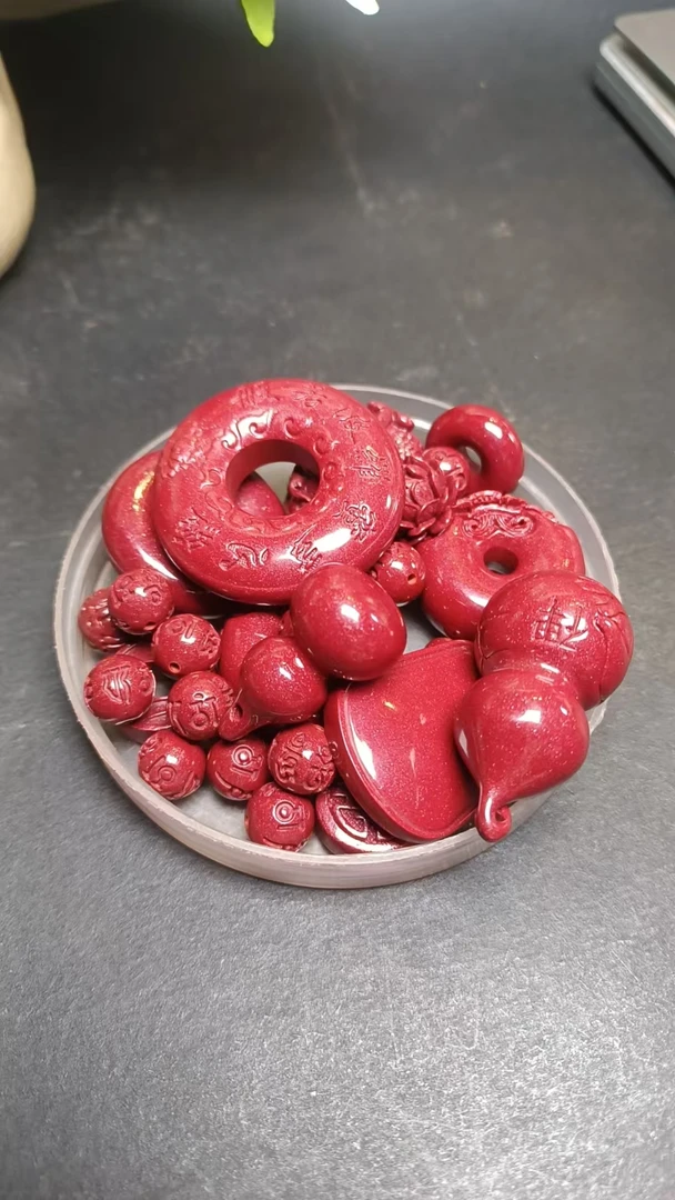 含辰砂工艺品辰砂紫砂挂件