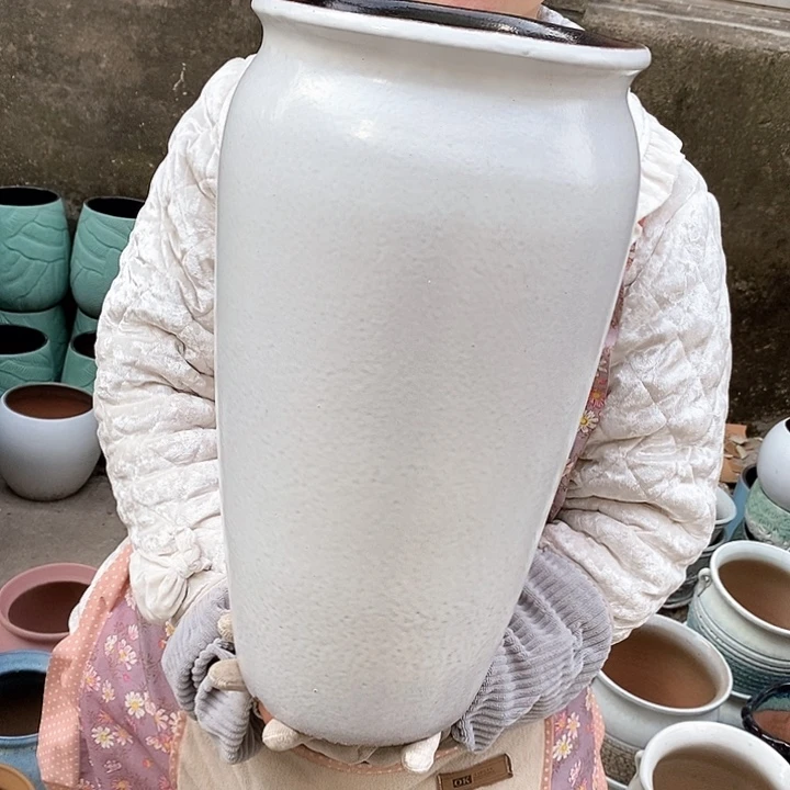 紫砂花盆正品口20高42