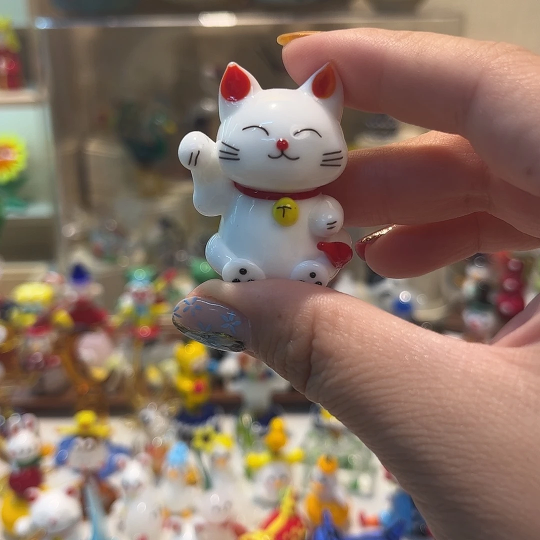 琉璃手工艺品招财猫