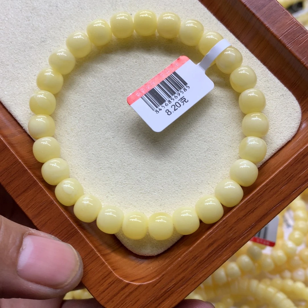 S***N蜜蜡未镶嵌手链蜜蜡