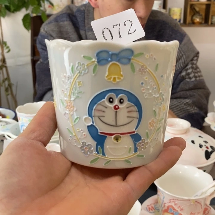 瓷片景德镇釉下彩手绘