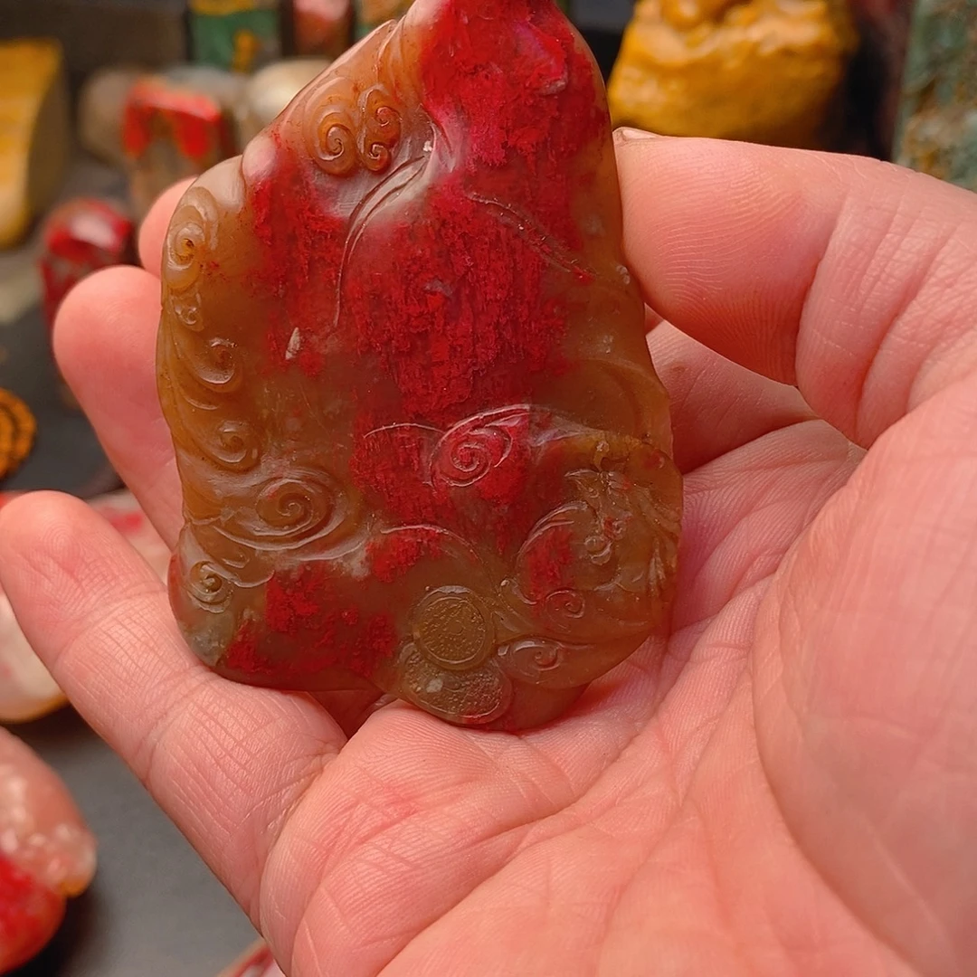 高***兴昌化鸡血石昌化鸡血石挂件