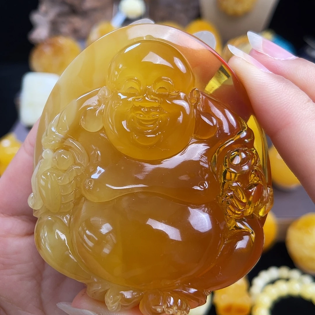 琥珀未镶嵌珠宝奇石