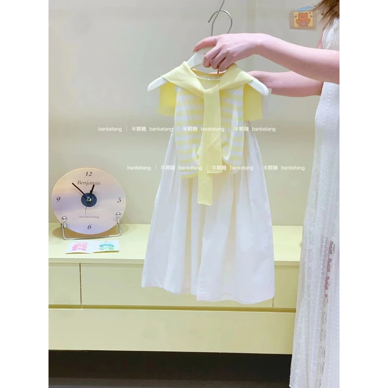 【清仓 no退no还】女童海军领披肩背心51121