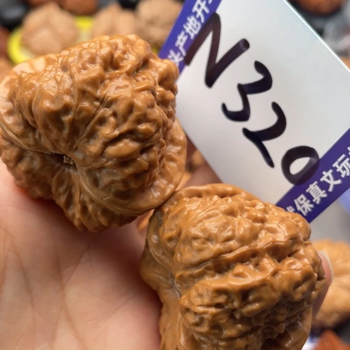 文玩核桃把件蛙蛙44尺