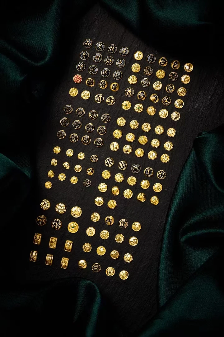 【顽珠公社】高级感私人订制文玩好物金标定制镶嵌