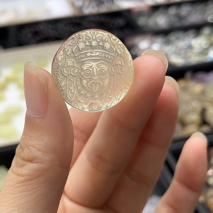 水晶珠宝半成品未镶嵌黄水晶