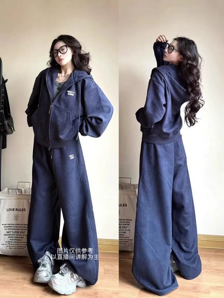 【桃小桃】运动休闲卫衣套装女早秋2025秋季套装女款爆款2025新款