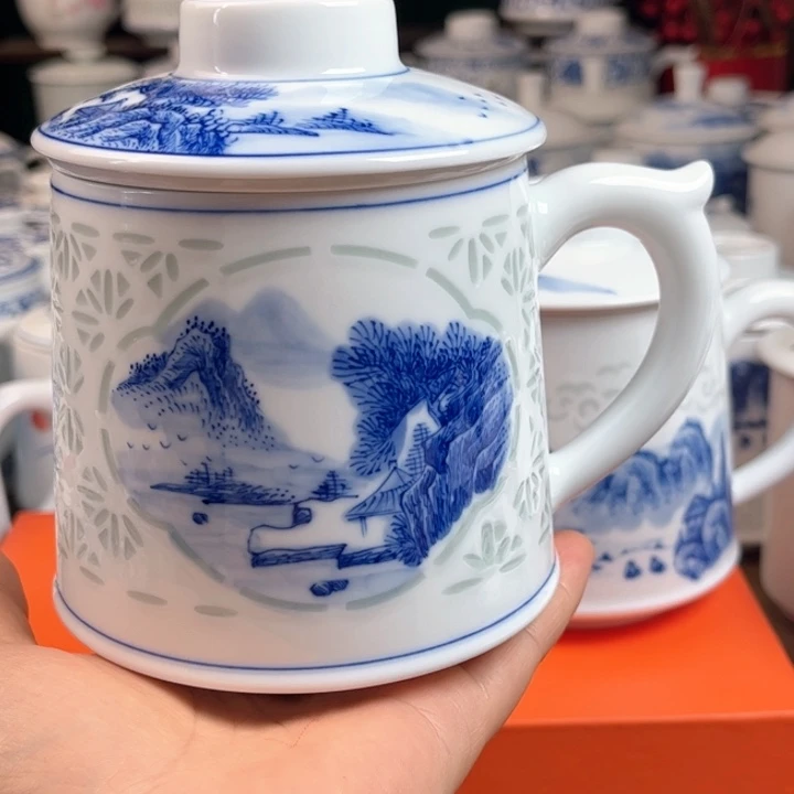 不**惑景德镇陶瓷陶瓷高温手绘